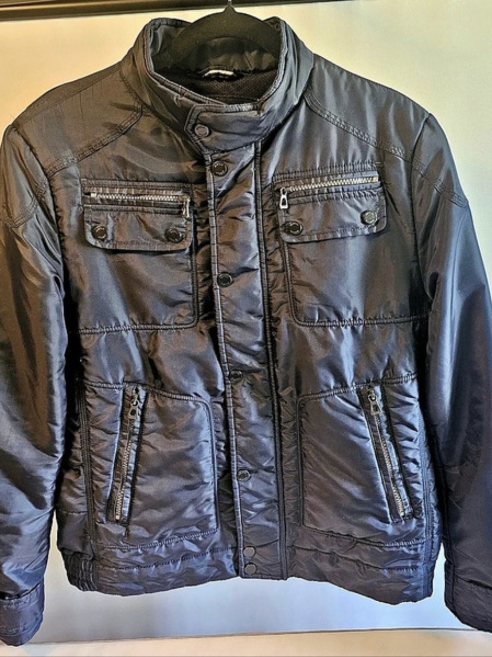 Italian Made Geox Men's Blue Lightweight Jacket Size Large